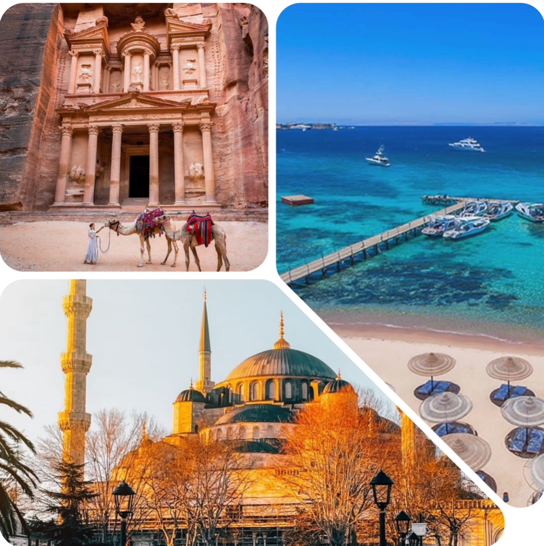 Программа  Египет, Иордания - Турция ( Шарм - Петра - Стамбул )